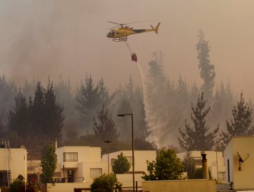 Declaran Alerta Amarilla para la provincia de Valparaíso por simultaneidad de incendios forestales