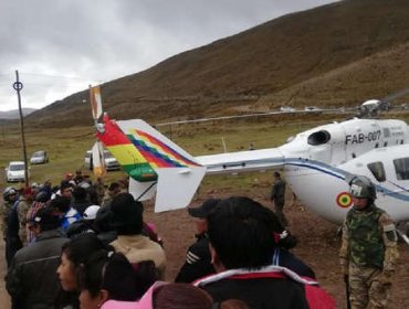 Evo Morales dice estar "convencido" que falla del 4 de noviembre en su helicóptero "fue un atentado"