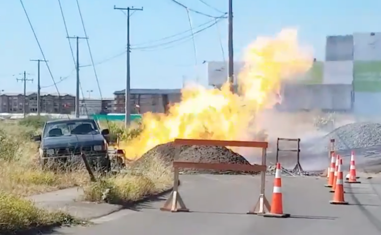 Al menos tres personas resultaron lesionadas tras explosión de cañería de gas en San Pedro de la Paz