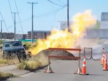 Al menos tres personas resultaron lesionadas tras explosión de cañería de gas en San Pedro de la Paz