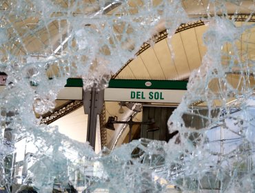 Corte confirma prisión preventiva para imputado por vandalizar la estación El Sol del Metro