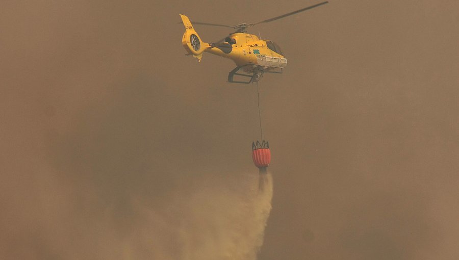 Controlado se encuentra el incendio forestal que afecta un costado de la ruta 68