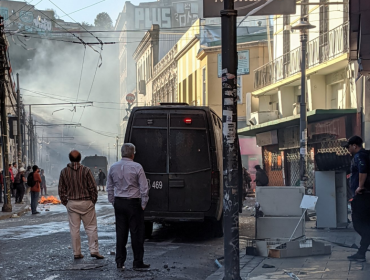 Calle Condell: el epicentro de los saqueos, las barricadas y la destrucción en Valparaíso