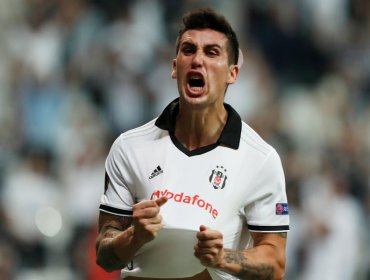 Enzo Roco fue titular y anotó un gol en victoria del Besiktas por Europa League