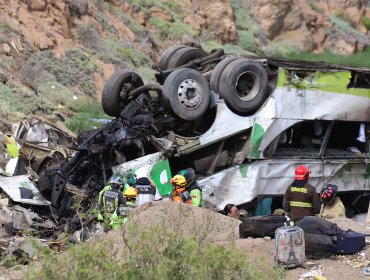 Revelan identidades de las 21 víctimas fatales del accidente de bus en Taltal