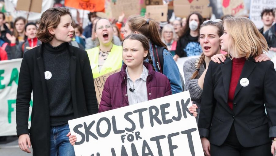 "Contracumbre": Greta Thunberg encabezará manifestación que espera reunir a cientos de miles de personas en Madrid