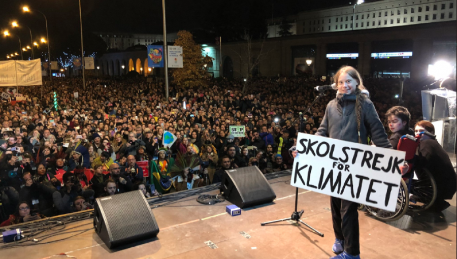 Greta Thunberg: "He seguido los recientes hechos en Chile y fue muy doloroso, muy incómodo de verlo"