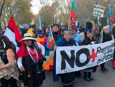 Chilenos fueron protagonistas de la multitudinaria Marcha por el Clima en Madrid