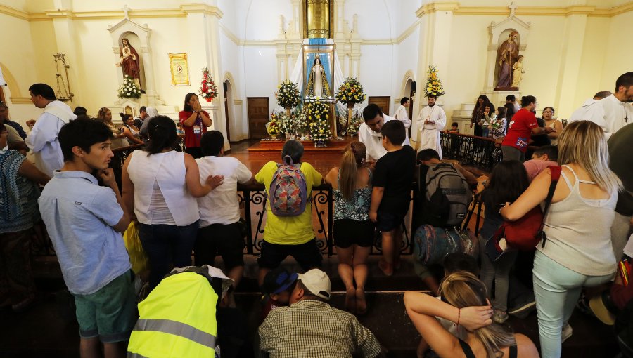 Santuario de Lo Vásquez: Eucaristías son cada una hora hasta las 19:00 horas de este domingo