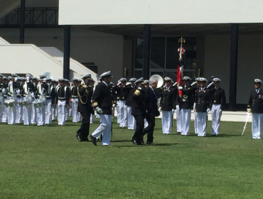 Presidente Piñera encabeza ceremonia de graduación en la Escuela Naval de Valparaíso