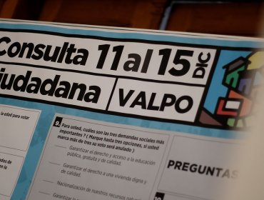 Más de 16.000 personas participaron en el primer día de Consulta Ciudadana en Valparaíso