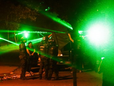 En Osorno se realizó primera formalización por uso de láser contra vehículo policial