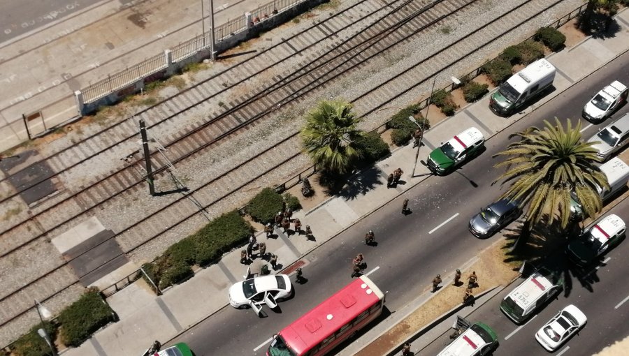 Balacera en la plaza Sucre de Viña del Mar deja a un hombre muerto y a una mujer lesionada