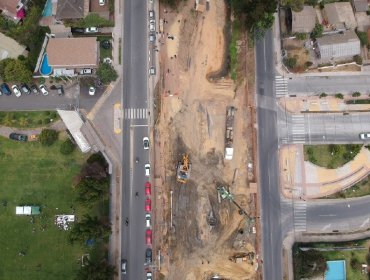 Construcción de los dos puentes sobre el estero de Reñaca registra un 16% de avance