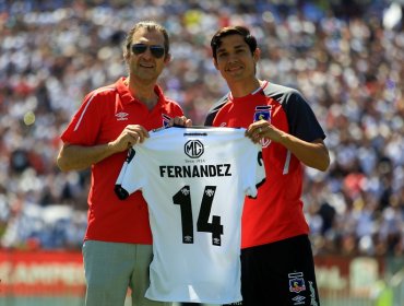 Matías Fernández fue presentado en el Monumental ante unos 10 mil hinchas