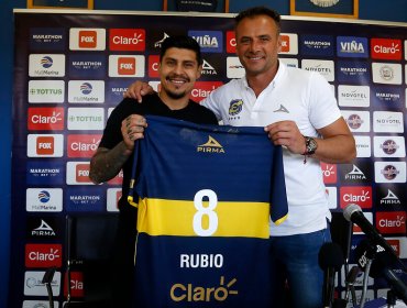 Everton presentó oficialmente a Patricio Rubio y Fernando Saavedra