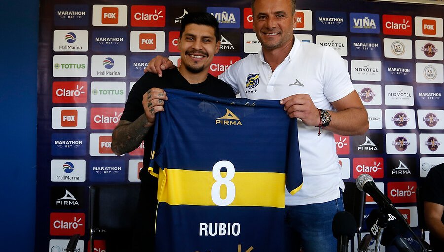 Everton presentó oficialmente a Patricio Rubio y Fernando Saavedra