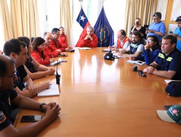 Constituyen mesa técnica para la emergencia y la reconstrucción de sectores afectados por incendio en Valparaíso