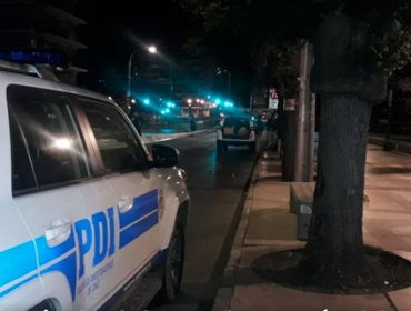 Hombre falleció tras ser baleado por desconocidos en las cercanías del Casino de Viña del Mar