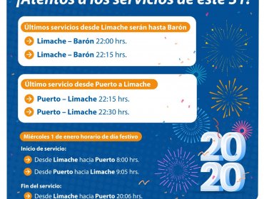 Metro Valparaíso extenderá su horario y reforzará su servicio este 31 de diciembre