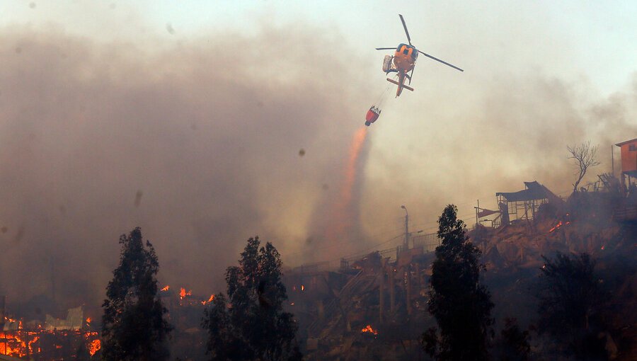 Extienden la Alerta Temprana para la región de Valparaíso por amenaza de incendio forestal