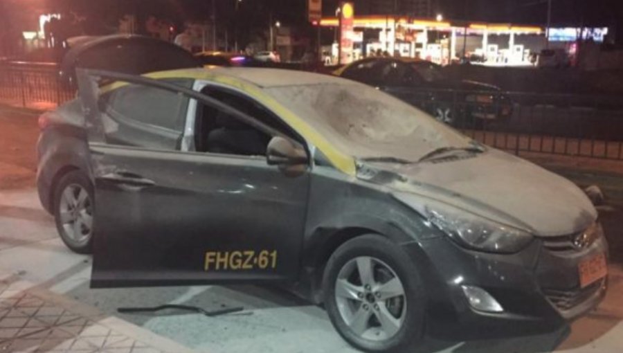 Taxista denunció ataque de choferes de aplicaciones de transporte en Estación Central