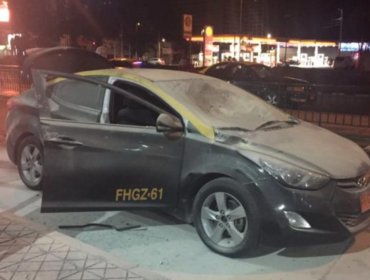 Taxista denunció ataque de choferes de aplicaciones de transporte en Estación Central