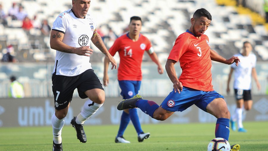 Colo Colo y la 'Roja' Sub 23 animaron un entretenido empate por la 'Noche Alba'