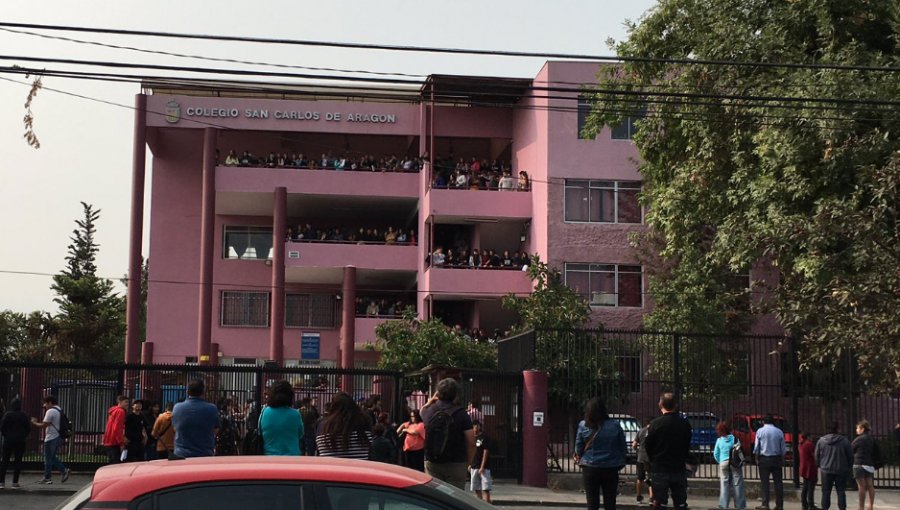 Intento de toma en colegio de Puente Alto termina con cuatro mayores de edad detenidos