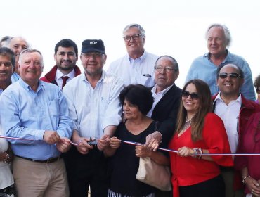 Inauguran tranque de agua para pequeños agricultores de la comuna de Panquehue