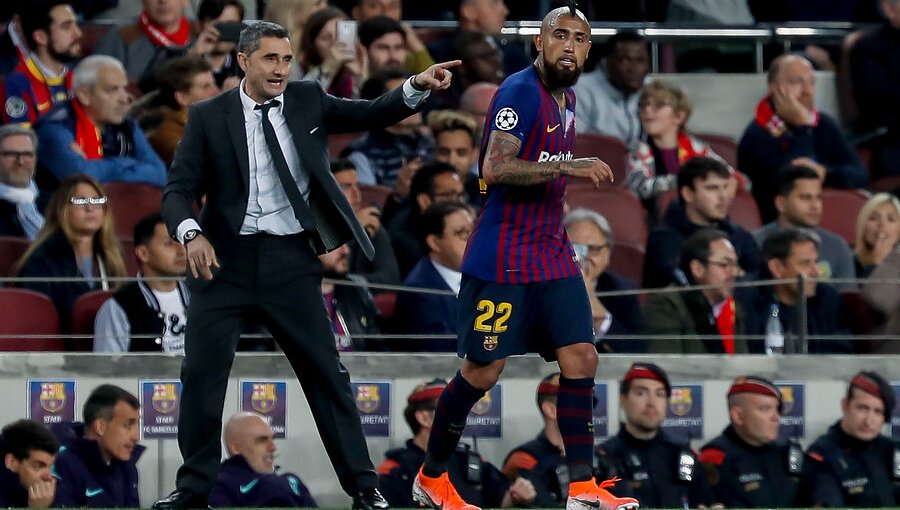 Entrenador de Barcelona por Vidal: "Ya veremos lo que ocurre, pero cuento con él"