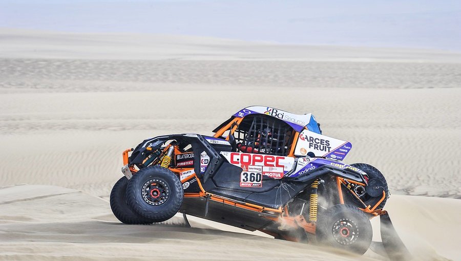 'Chaleco' López fue 2° en la etapa 6 y recuperó el liderato general en Rally Dakar