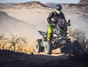 Giovanni Enrico tuvo que abandonar el Rally Dakar por un problema mecánico