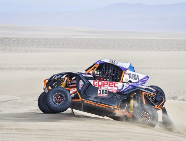 'Chaleco' López fue 2° en la etapa 6 y recuperó el liderato general en Rally Dakar