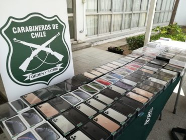 Carabineros frustra robo de 132 celulares desde tienda en Viña del Mar: cliente escondido dio aviso del asalto