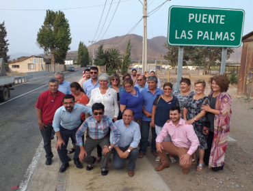 Comunidad de Llay Llay cuenta con nuevo enlace en ruta 5 Norte y nuevo puente de acceso a Las Palmas