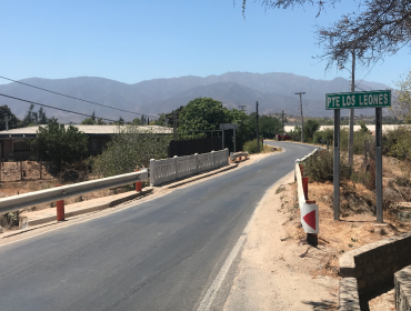 En febrero comenzará la construcción del esperado puente Los Leones en Limache