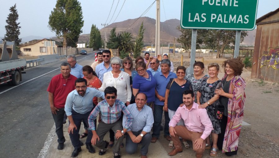 Comunidad de Llay Llay cuenta con nuevo enlace en ruta 5 Norte y nuevo puente de acceso a Las Palmas