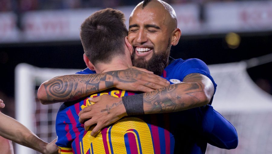 Prensa española elogió el partido de Arturo Vidal en triunfo de Barcelona