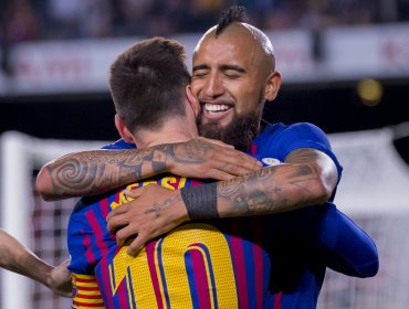 Prensa española elogió el partido de Arturo Vidal en triunfo de Barcelona