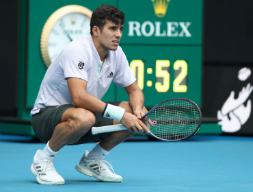 Cristian Garin se despidió del Abierto de Australia tras dura derrota ante Raonic