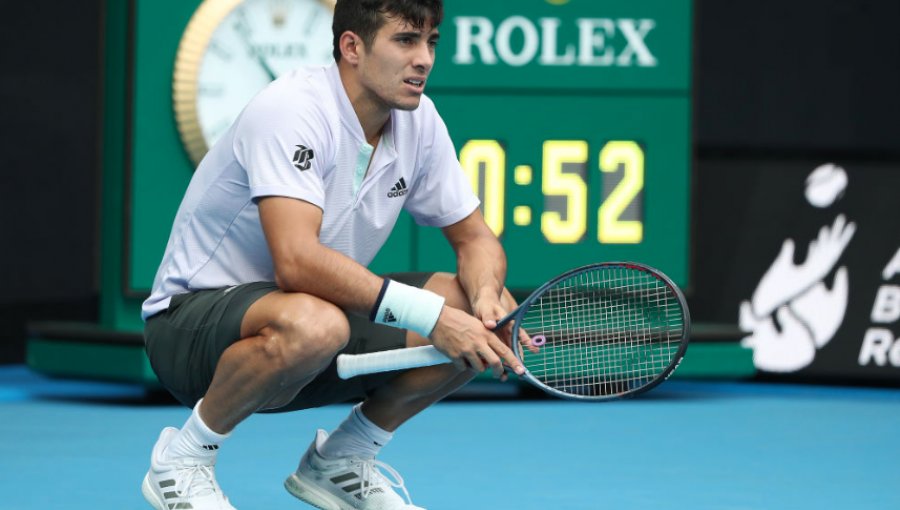 Cristian Garin se despidió del Abierto de Australia tras dura derrota ante Raonic