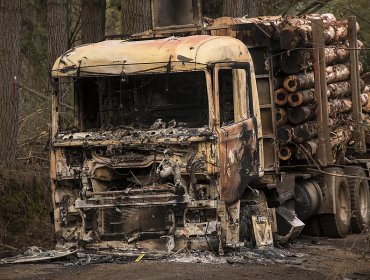 Coordinadora Arauco Malleco se adjudica seis ataques incendiarios en tres regiones del país