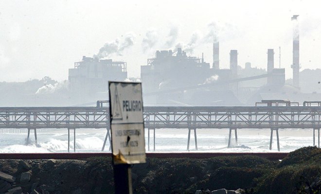 Por peak de dióxido de azufre, decretan Preemergencia Ambiental en Puchuncaví