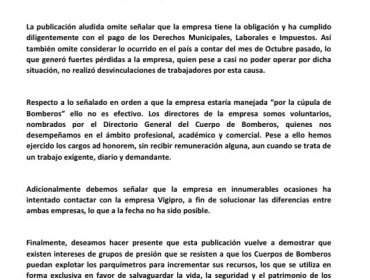 Bomberos saca la voz por caso "Parquímetros" en Valparaíso: Desmienten "ingresos millonarios", evaden fondo de las dudas y atribuyen conflicto al estallido social