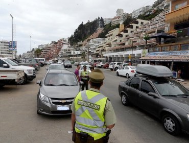 Intento de fuga de control policial termina con detención de banda que robó a vehículos en Reñaca