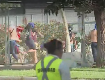 Incidentes se registran en el estadio Nacional durante partido de la U por Libertadores