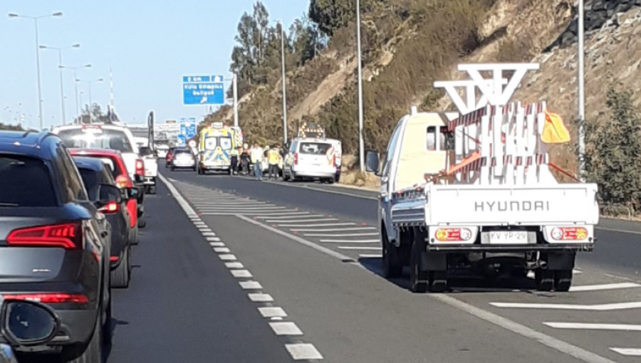 Tres accidentes de tránsito se registraron en menos de una hora en la autopista Troncal Sur