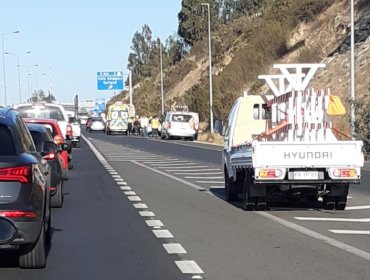 Tres accidentes de tránsito se registraron en menos de una hora en la autopista Troncal Sur