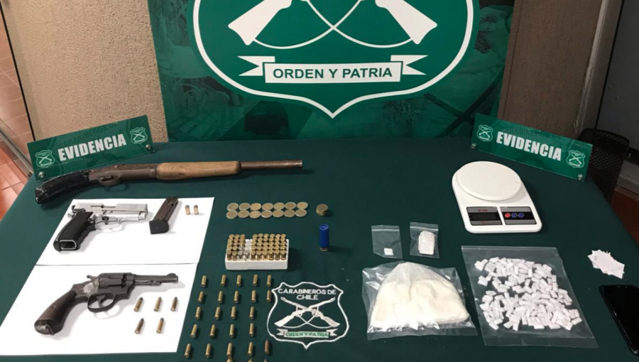 Carabineros detuvo a hombre con medio kilo de cocaína base en su poder en Viña del Mar